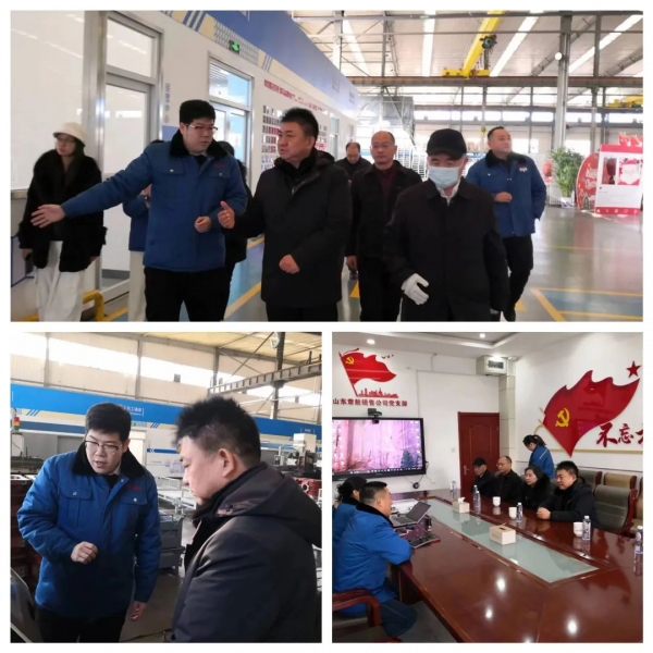 金箔機電集團前往章丘鼓風機公司參觀學習